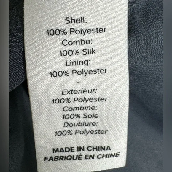 Cinq à Sept Mathieu Ribbon Detail Sequin Jacket -Shimmering Elegance in Gunmetal - Picture 10 of 10